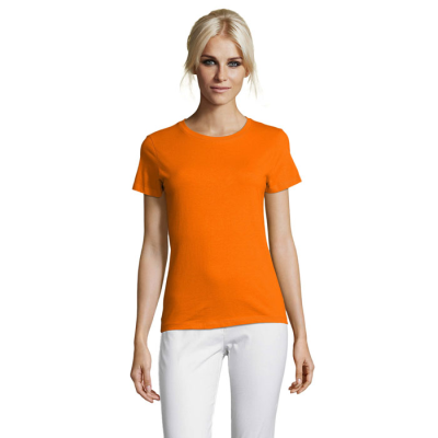 REGENT LADIES TEE SHIRT 150 in Orange