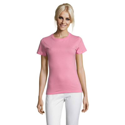 REGENT LADIES TEE SHIRT 150G in Pink