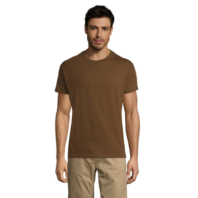 REGENT UNI TEE SHIRT 150G in Brown