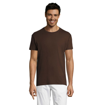 REGENT UNI TEE SHIRT 150G in Brown