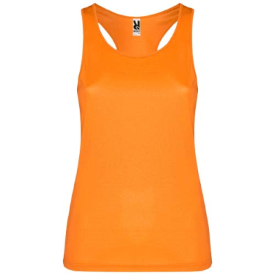 SHURA WOMENS SPORTS VEST in Fluor Orange