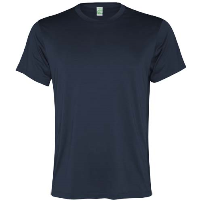 SLAM SHORT SLEEVE MENS SPORTS TEE SHIRT in Navy Blue