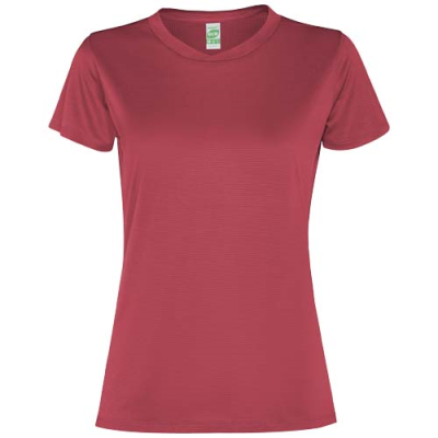 SLAM SHORT SLEEVE WOMENS SPORTS TEE SHIRT in Berry Red