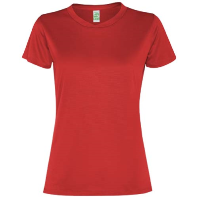 SLAM SHORT SLEEVE WOMENS SPORTS TEE SHIRT in Red