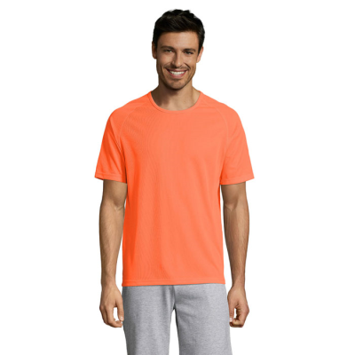 SPORTY MEN TEE SHIRT in Orange