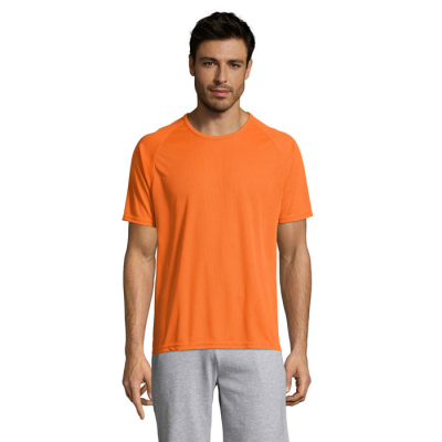 SPORTY MEN TEE SHIRT in Orange