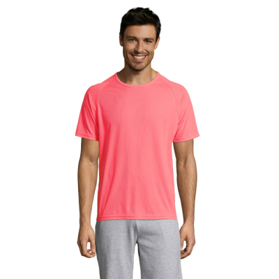 SPORTY MEN TEE SHIRT in Pink