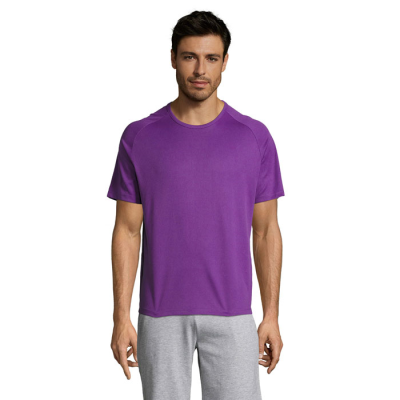 SPORTY MEN TEE SHIRT in Purple