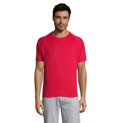 SPORTY MEN TEE SHIRT in Red