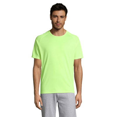 SPORTY MEN TEE SHIRT in Yellow