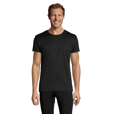 SPRINT UNI TEE SHIRT 130G in Black