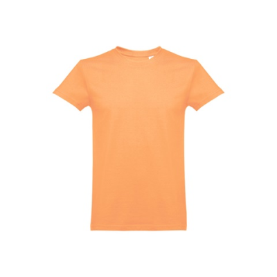 THC ANKARA MENS TEE SHIRT - L in Coral Orange