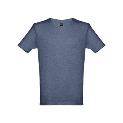 THC ATHENS MENS TEE SHIRT - L in Heather Blue