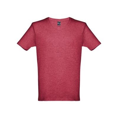 THC ATHENS MENS TEE SHIRT - S in Heather Red