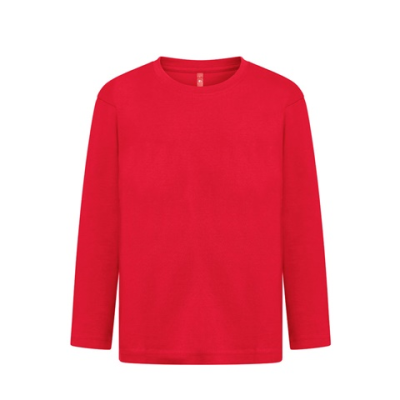 THC BUCHAREST CHILDRENS LONG-SLEEVED TEE SHIRT - 10 in Red