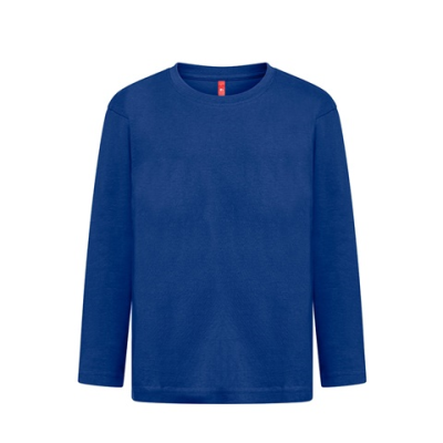 THC BUCHAREST CHILDRENS LONG-SLEEVED TEE SHIRT - 10 in Royal Blue