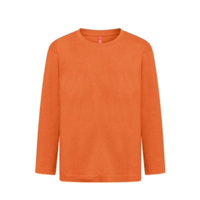 THC BUCHAREST CHILDRENS LONG-SLEEVED TEE SHIRT - 10 in Terracotta