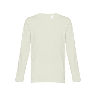 THC BUCHAREST MENS LONG SLEEVE TEE SHIRT - L in Pastel Green