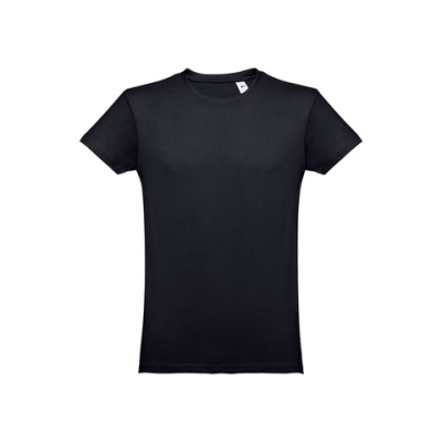 THC LUANDA MENS TUBULAR COTTON TEE SHIRT - L in Black