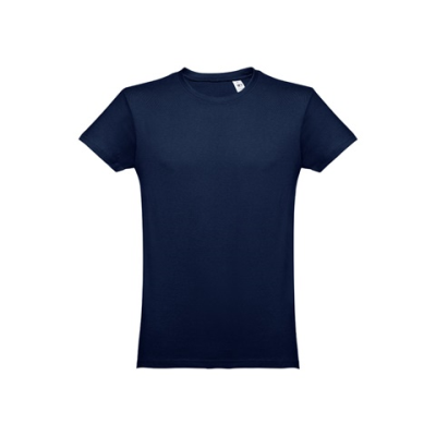 THC LUANDA MENS TUBULAR COTTON TEE SHIRT - L in Blue