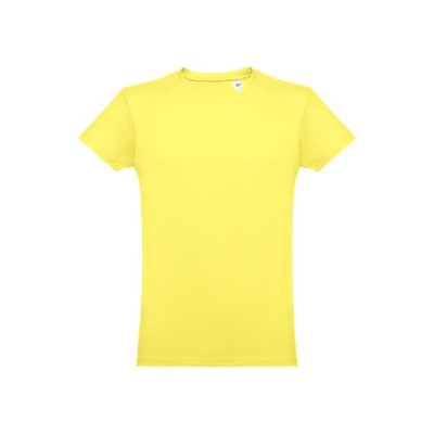 THC LUANDA MENS TUBULAR COTTON TEE SHIRT - L in Lime Yellow