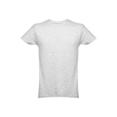 THC LUANDA MENS TUBULAR COTTON TEE SHIRT - L in Melange White