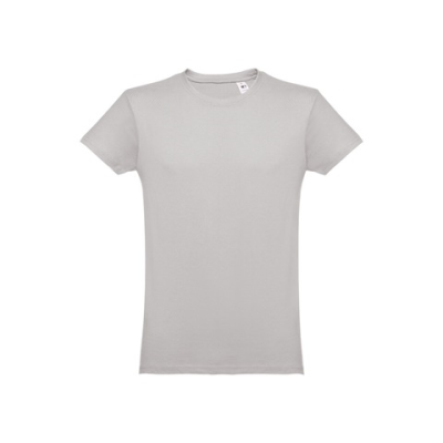 THC LUANDA MENS TUBULAR COTTON TEE SHIRT - L in Pale Grey