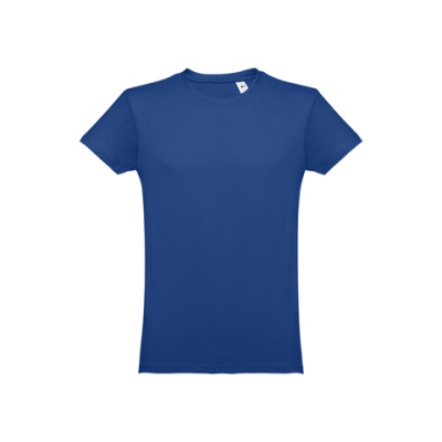 THC LUANDA MENS TUBULAR COTTON TEE SHIRT - L in Royal Blue