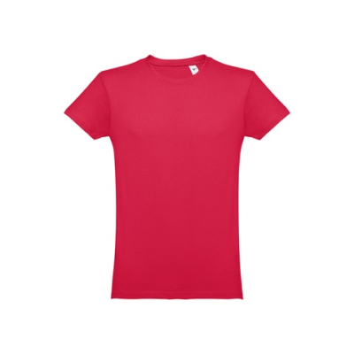 THC LUANDA MENS TUBULAR COTTON TEE SHIRT - XS in Red