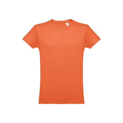 THC LUANDA MENS TUBULAR COTTON TEE SHIRT - XS in Terracotta