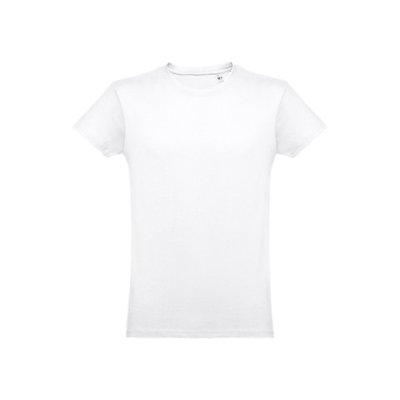 THC LUANDA WH MENS TUBULAR COTTON TEE SHIRT WHITE - XS in White