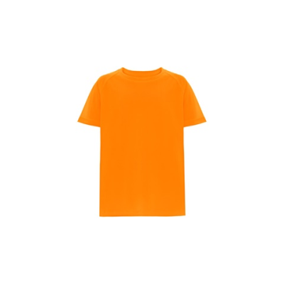 THC MOVE CHILDRENS KIDS TECHNICAL SHORT-SLEEVED POLYESTER TEE SHIRT - 10 in Hexachrome Orange