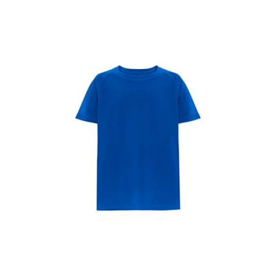 THC MOVE CHILDRENS KIDS TECHNICAL SHORT-SLEEVED POLYESTER TEE SHIRT - 10 in Royal Blue