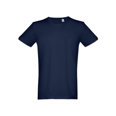 THC SAN MARINO MENS SHORT-SLEEVED TEE SHIRT in Combed Cotton in Blue