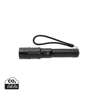 GEAR x USB RE-CHARGEABLE TORCH in Black