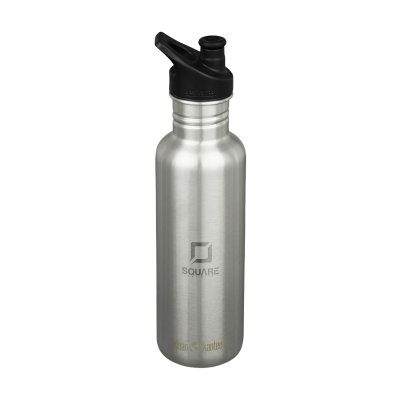 KLEAN KANTEEN CLASSIC RECYCLED WATER BOTTLE 800 ML in Silver