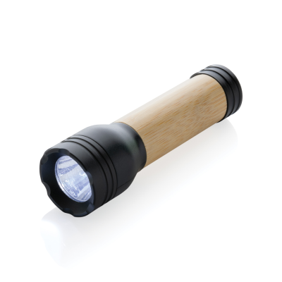 LUCID 1W RCS CERTIFIED RECYCLED PLASTIC & BAMBOO TORCH in Black, Brown