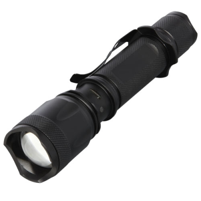 MEARS 5W RECHARGEABLE TACTICAL TORCH in Solid Black