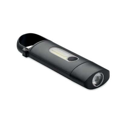 POCKET SIZE COB FLASH LIGHT in Black