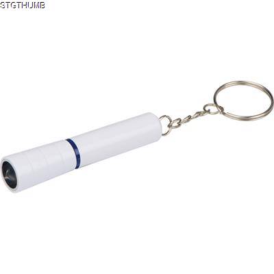 POCKET TORCH in Keyring Chain in White