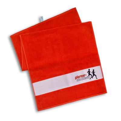 BORDER PRINTED HAND TOWEL