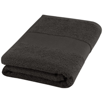 CHARLOTTE 450 G & M² COTTON TOWEL 50X100 CM in Anthracite Grey