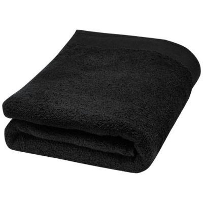 ELLIE 550 G & M² COTTON TOWEL 70X140 CM in Solid Black