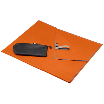 PIETER GRS ULTRA LIGHTWEIGHT AND QUICK DRY TOWEL 100X180 CM in Orange