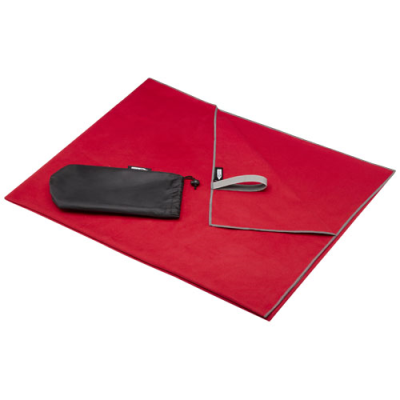 PIETER GRS ULTRA LIGHTWEIGHT AND QUICK DRY TOWEL 100X180 CM in Red