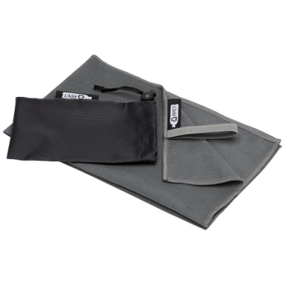 PIETER GRS ULTRA LIGHTWEIGHT AND QUICK DRY TOWEL 30X50 CM in Grey