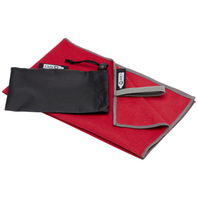 PIETER GRS ULTRA LIGHTWEIGHT AND QUICK DRY TOWEL 30X50 CM in Red