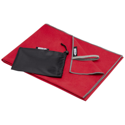 PIETER GRS ULTRA LIGHTWEIGHT AND QUICK DRY TOWEL 50X100 CM in Red