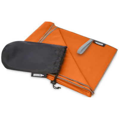 PIETER RECYCLED PET ULTRA LIGHTWEIGHT AND QUICK DRY TOWEL in Orange