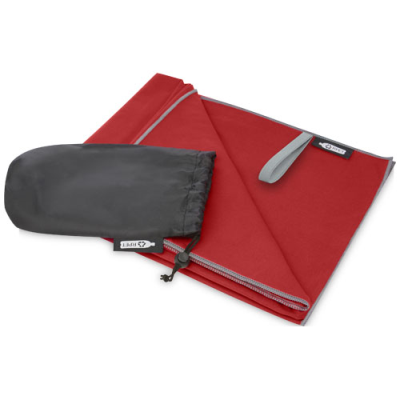 PIETER RECYCLED PET ULTRA LIGHTWEIGHT AND QUICK DRY TOWEL in Red